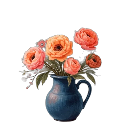 flower, crown, jewelry, photorealistic transparent PNG cut-out