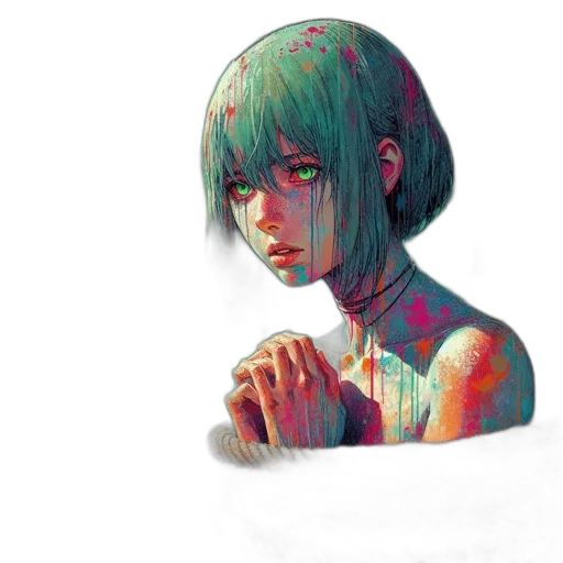 face, creature, mask, robot transparent PNG cut-out