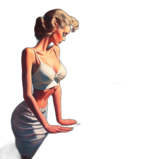 dress, jewelry, photorealistic, concept art transparent PNG cut-out