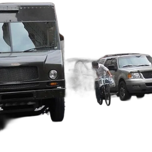 car, concept art, 3d render, man transparent PNG cut-out
