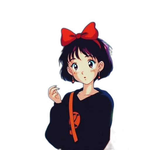 dress, jacket, flower, staff transparent PNG cut-out
