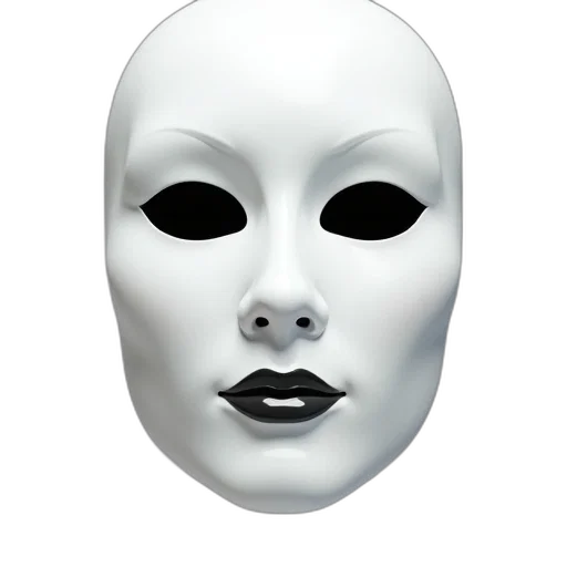mask, face, jewelry, creature transparent PNG cut-out