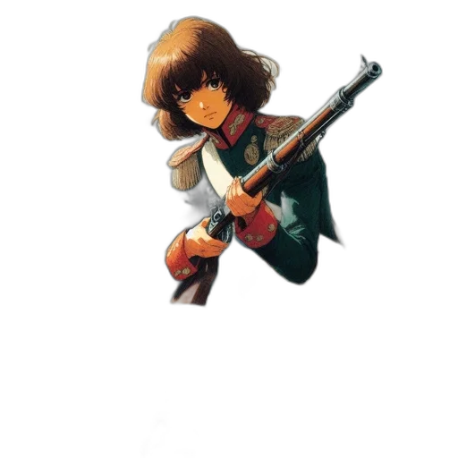 weapon, sword, staff, jacket transparent PNG cut-out