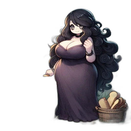 dress, staff, food, pixel art transparent PNG cut-out