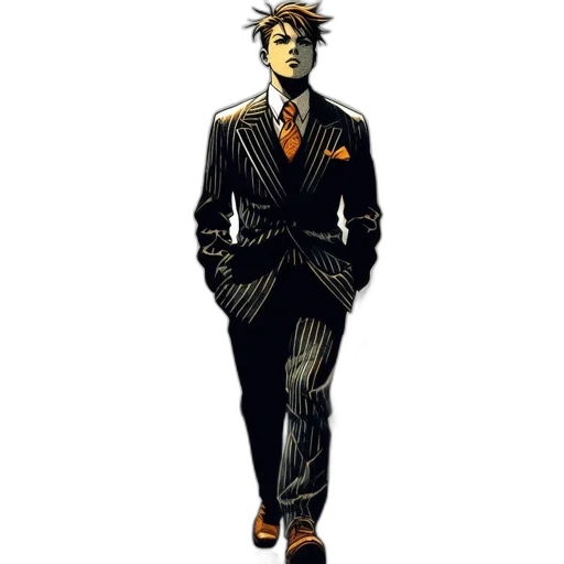 staff, jacket, concept art, comic book art transparent PNG cut-out