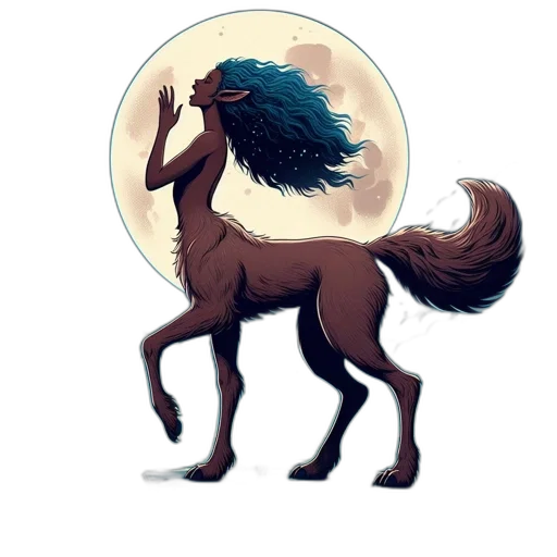 hair, creature, staff, animal transparent PNG cut-out