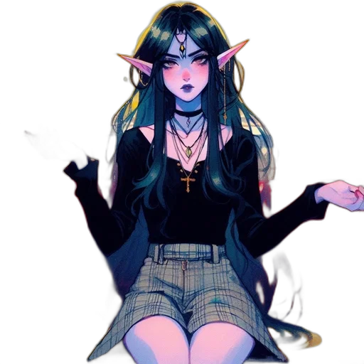 staff, creature, fantasy art, concept art transparent PNG cut-out
