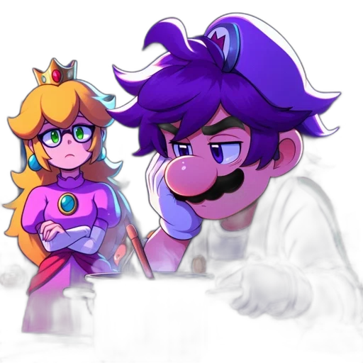 crown, concept art, pixel art, vaporwave transparent PNG cut-out