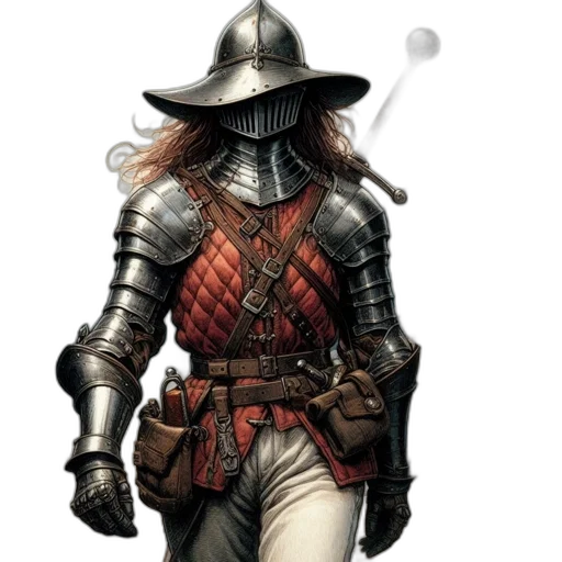 sword, staff, hat, concept art transparent PNG cut-out