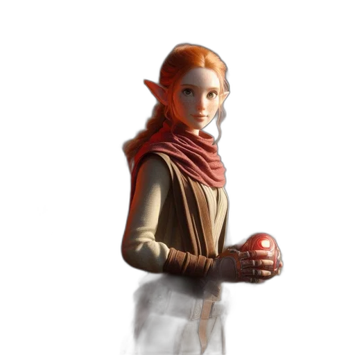 staff, fantasy art, concept art, 3d render transparent PNG cut-out