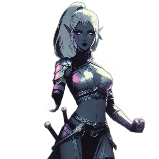 robot, staff, dress, weapon transparent PNG cut-out