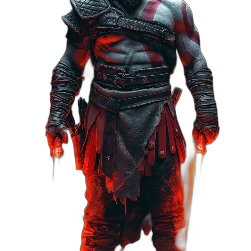 sword, creature, concept art, 3d render transparent PNG cut-out