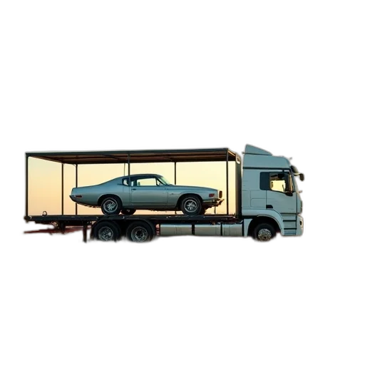car, furniture, concept art, photorealistic transparent PNG cut-out