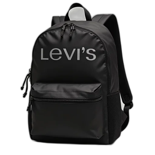 3d render, levi, logo, backpack transparent PNG cut-out