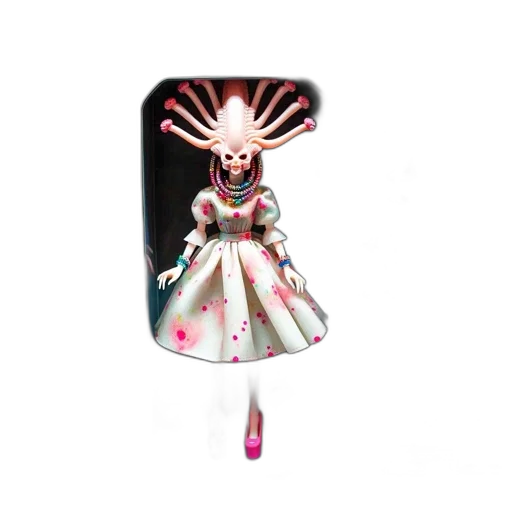 jewelry, dress, 3d render, concept art transparent PNG cut-out