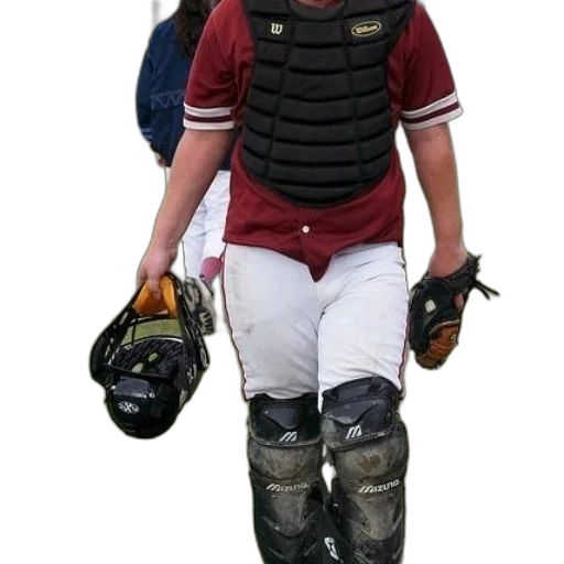 baseball, player, maroon, white transparent PNG cut-out