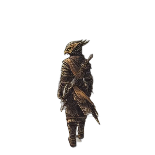 sword, staff, weapon, jacket transparent PNG cut-out