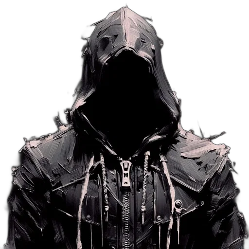 jacket, mask, face, staff transparent PNG cut-out