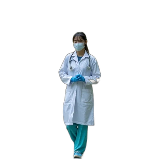 staff, jacket, umbrella, dress transparent PNG cut-out