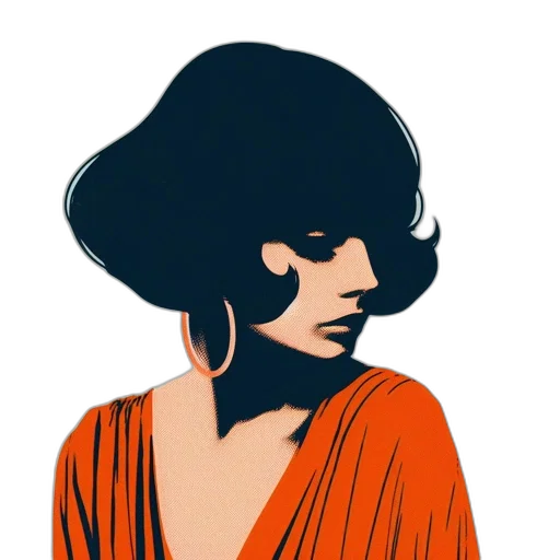 dress, face, jewelry, hair transparent PNG cut-out