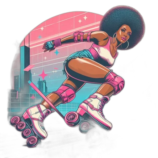 concept art, comic book art, cartoon, cyberpunk transparent PNG cut-out