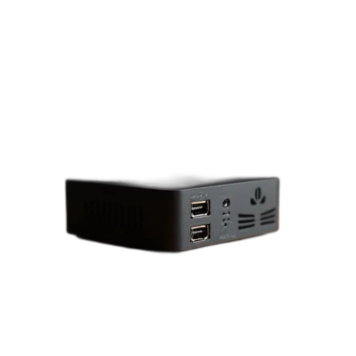 3d render, small, black, computer transparent PNG cut-out