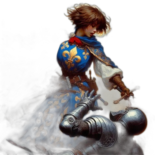 sword, weapon, robot, fantasy art transparent PNG cut-out