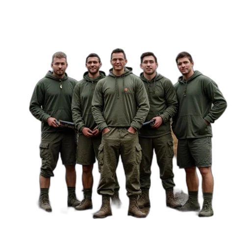 staff, jacket, weapon, army transparent PNG cut-out
