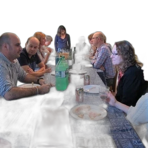 group, people, sit, around transparent PNG cut-out