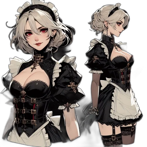 dress, concept art, fantasy art, pixel art transparent PNG cut-out
