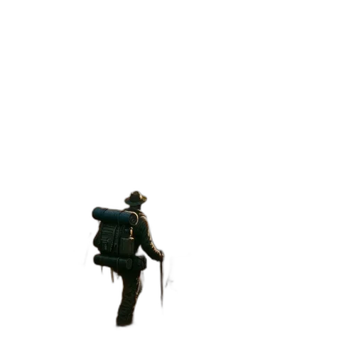 sword, staff, weapon, jacket transparent PNG cut-out