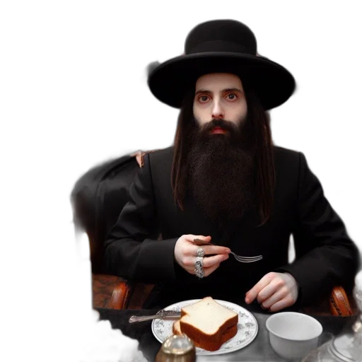 hat, staff, hair, food transparent PNG cut-out