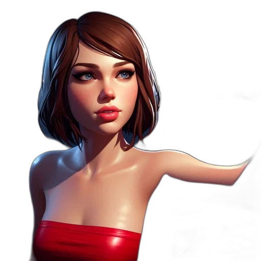 dress, face, staff, robot transparent PNG cut-out