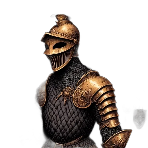 mask, sword, robot, staff transparent PNG cut-out