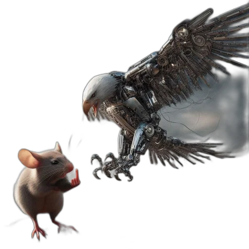 animal, creature, robot, weapon transparent PNG cut-out