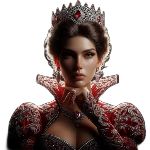 crown, jewelry, face, fantasy art transparent PNG cut-out