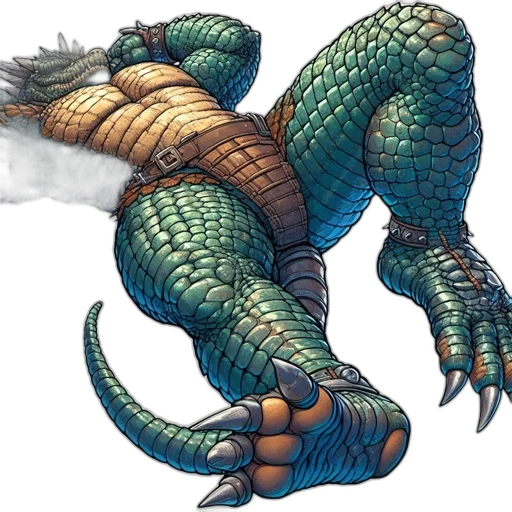dragon, creature, animal, staff transparent PNG cut-out