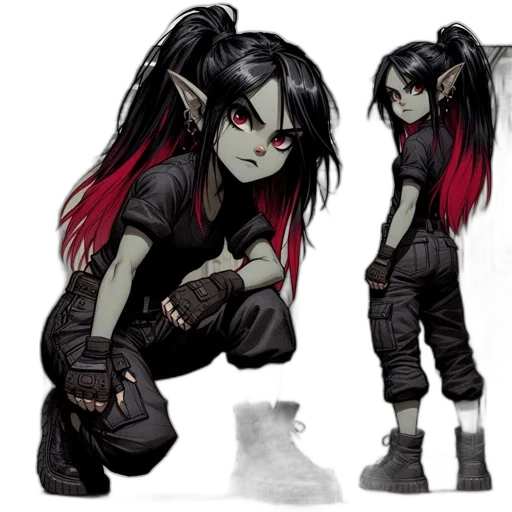 concept art, fantasy art, comic book art, pixel art transparent PNG cut-out