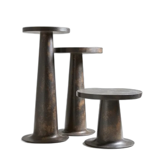 furniture, 3d render, earth tones, set transparent PNG cut-out