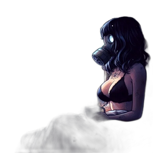 mask, dress, face, creature transparent PNG cut-out