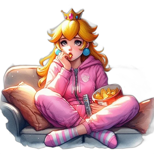 crown, food, pixel art, concept art transparent PNG cut-out