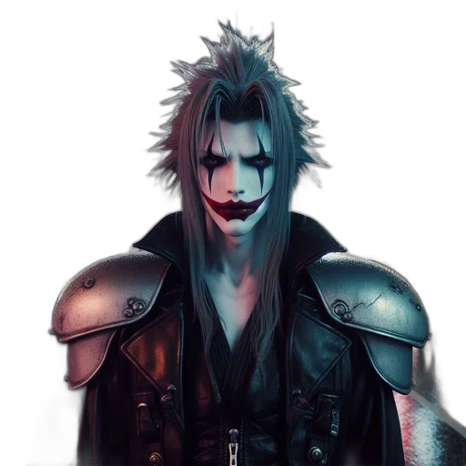 jacket, mask, face, concept art transparent PNG cut-out