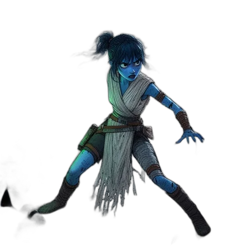 staff, creature, concept art, fantasy art transparent PNG cut-out