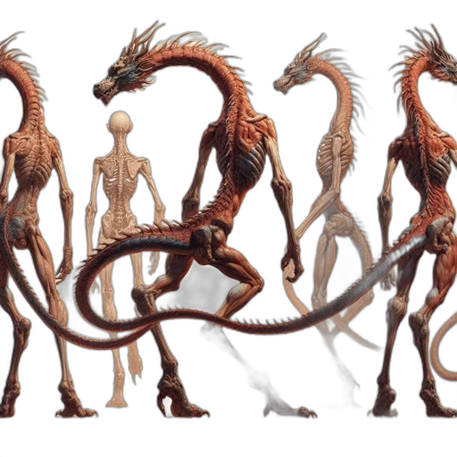creature, dragon, animal, concept art transparent PNG cut-out