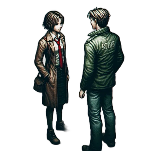 jacket, staff, umbrella, face transparent PNG cut-out