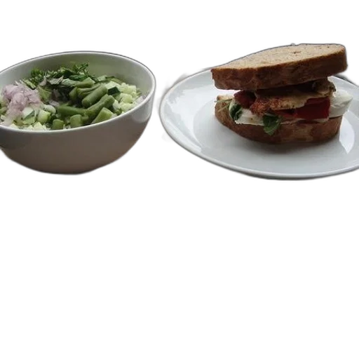food, 3d render, photorealistic, sandwich transparent PNG cut-out