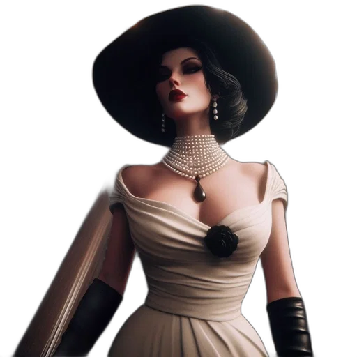 dress, hat, jewelry, crown transparent PNG cut-out