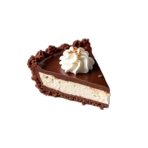food, crown, 3d render, chocolate transparent PNG cut-out