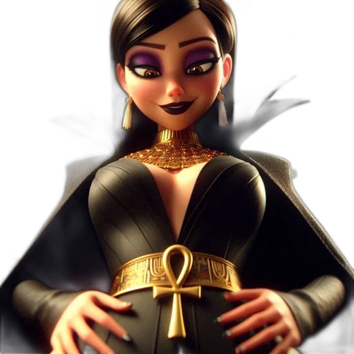 jewelry, crown, staff, dress transparent PNG cut-out