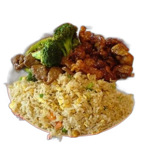 food, photorealistic, plate, panda transparent PNG cut-out